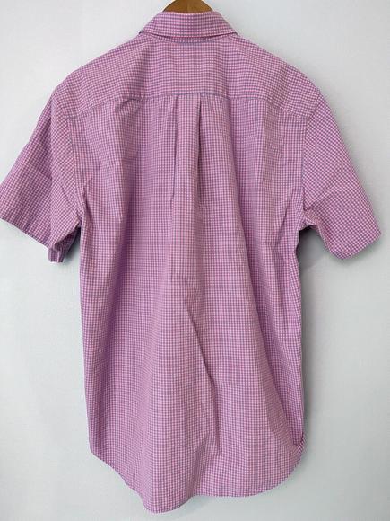 Vineyard Vines Classic Fit Tucker Shirt Pink Blue Checked Button Down Mens M - Picture 4 of 8